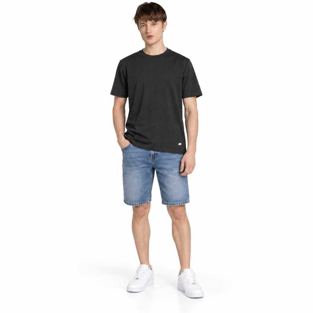 Men’s Black Round Neck T-Shirt