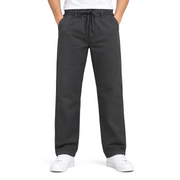 Men’s Charcoal Grey Relaxed-Fit Jogger Pants