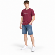 Men’s Maroon Round Neck T-Shirt
