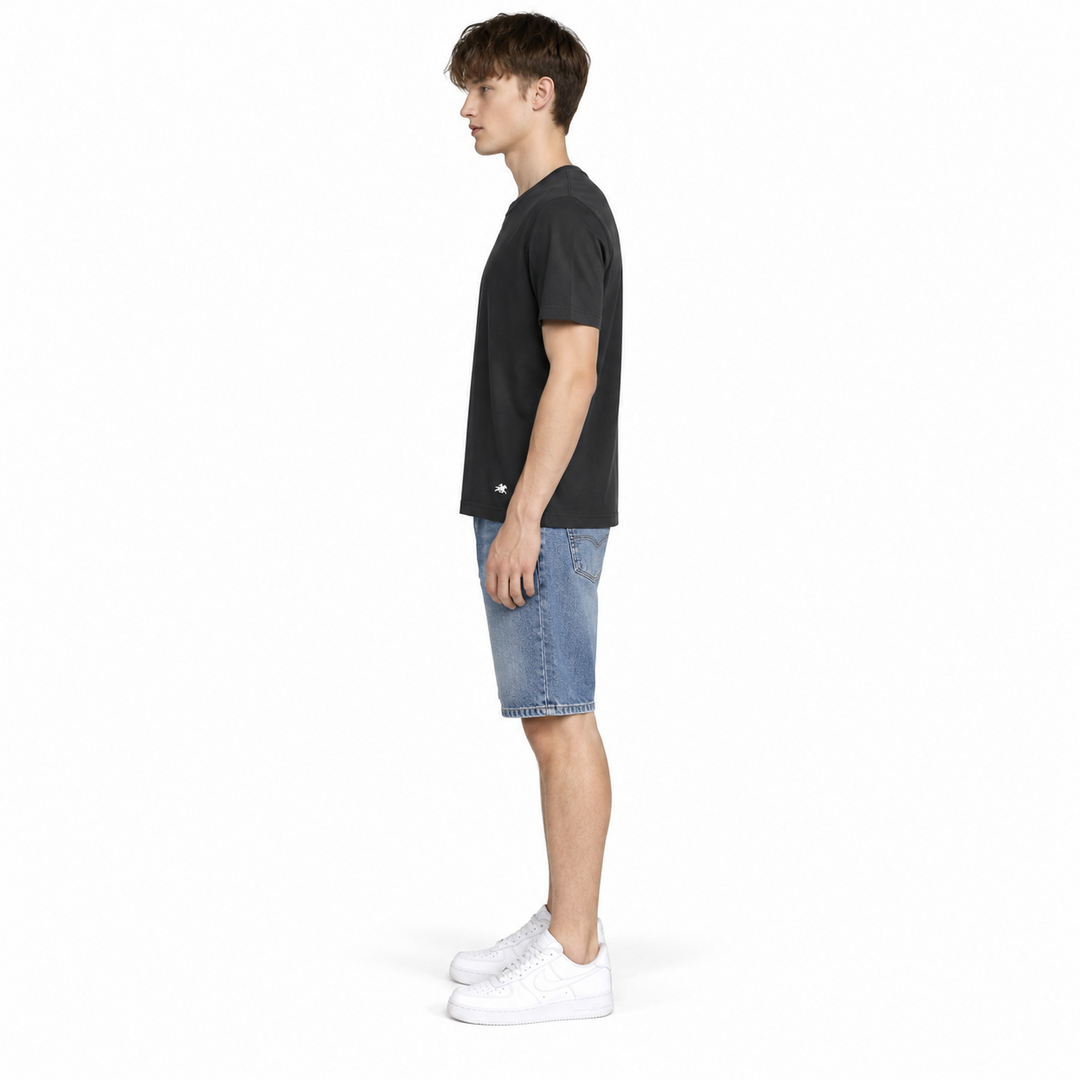 Men’s Black Round Neck T-Shirt