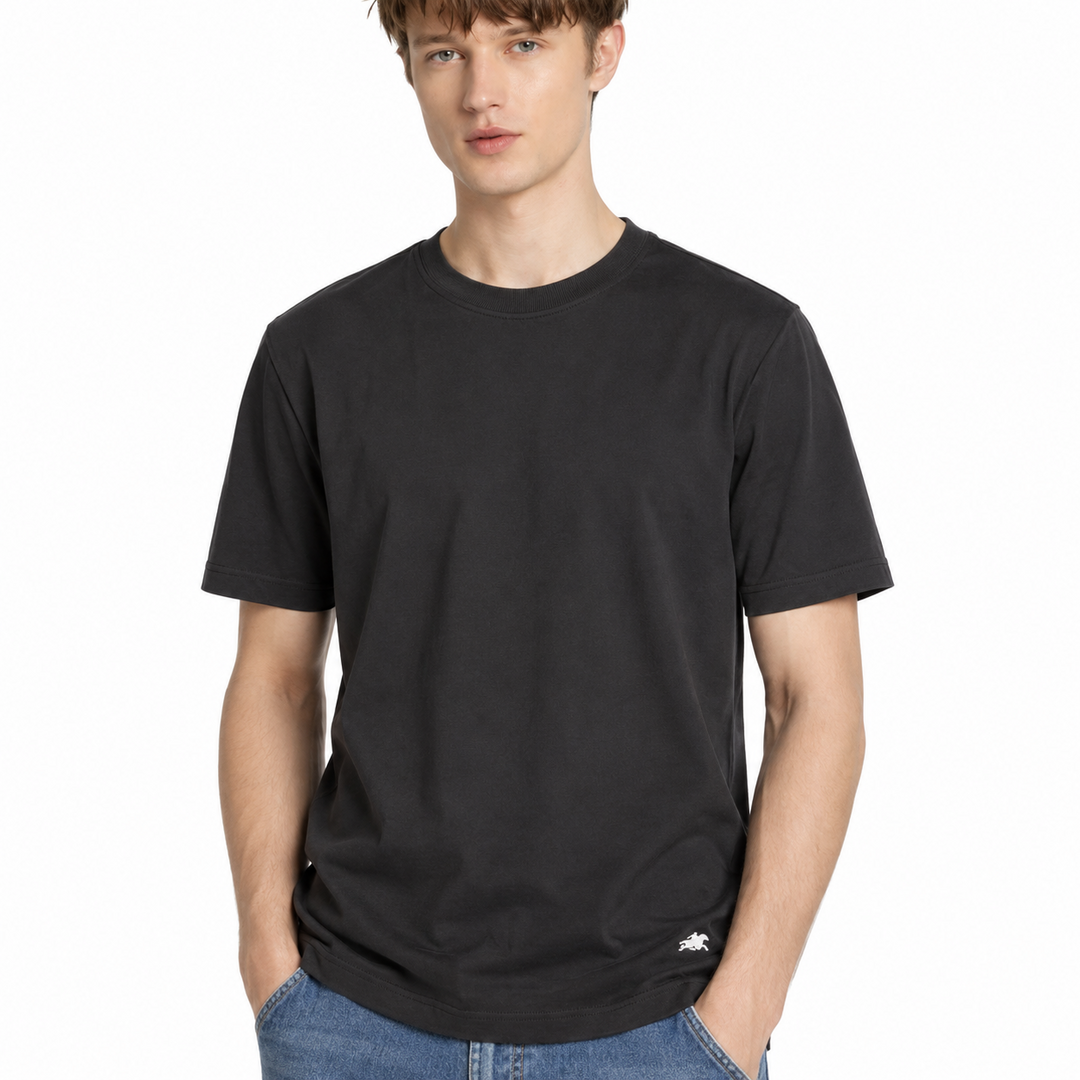 Men’s Black Round Neck T-Shirt