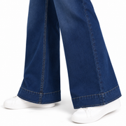 Women's High Rise Wide Leg Jeans – Dark Blue